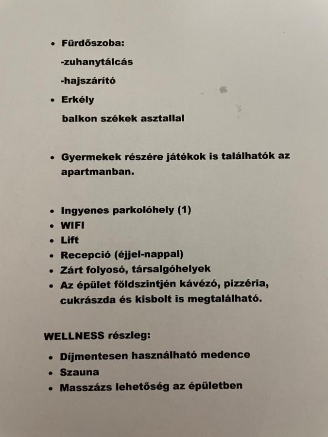 Joy Apartman Zalakaros Zewnętrze zdjęcie